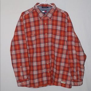 Tommy Jeans Plaid Button-Up w/ Oxford Collar
